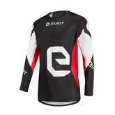 Maglia X TREME 23, una maglia off-road leggera e traspirante. Design nero, rosso e bianco. Di ELEVEIT MOTOBOOTS.